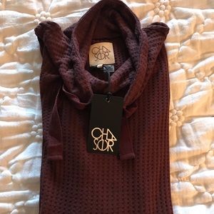 Chaser Shirttail Cowl Neck Tunic